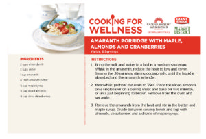 Amaranth Porridge with Maple, Almonds and Cranberries – Web